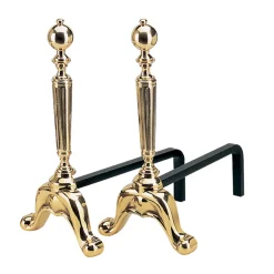 Viadurini Fire Design Feuerbock-Kaminböcke aus Messing, Höhe 39 cm, hergestellt in Italien – Fox