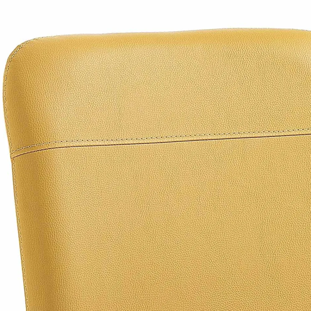 Viadurini Living Moderne Stühle-Küchen- oder Wohnzimmerstuhl im Design aus farbigem Kunstleder und Metall – Hermine