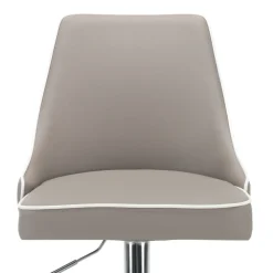 Viadurini Living Küchenhocker-Küchenhocker aus Öko-Leder und verchromtem Stahl, hergestellt in Italien – Nirvana