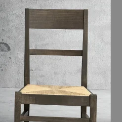 Viadurini Living Klassische Stühle-Küchenstuhl aus Buchenholz und Sitz aus Stroh italienisches Design - Davina