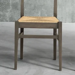 Viadurini Living Klassische Stühle-Küchenstuhl aus Buchenholz und Sitz aus Maisstroh - Rabasse