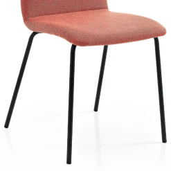 Viadurini Living Moderne Stühle-Küchenstuhl aus farbigem Stoff und Metall im modernen Design – Hermine