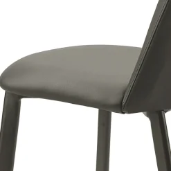 Viadurini Living Moderne Stühle-Küchenstuhl aus Kunstleder und Stahl, hergestellt in Italien, 4 Stück – Alexia