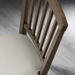 Viadurini Living Klassische Stühle-Küchenstuhl aus massivem Buchenholz und Kunstleder italienisches Design - Rosita