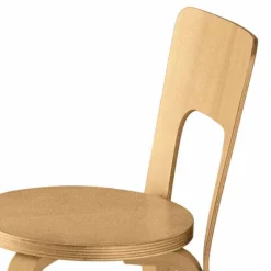 Viadurini Living Moderne Stühle-Küchenstuhl aus natürlichem gebogenem Buchenholz Made in Italy - Cassiopea