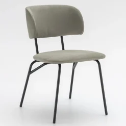 Viadurini Living Moderne Stühle-Küchenstuhl gepolstert mit Mikrofaser Made in Italy, 2 Stück - Rebecca