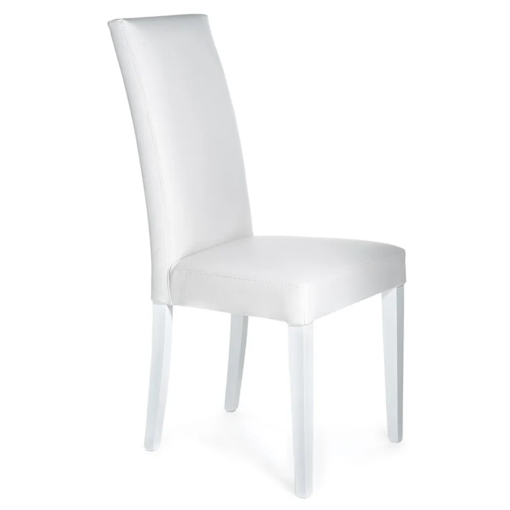 Viadurini Living Moderne Stühle-Küchenstuhl mit Kunstleder bezogen Made in Italy 2 Stück - Barilla