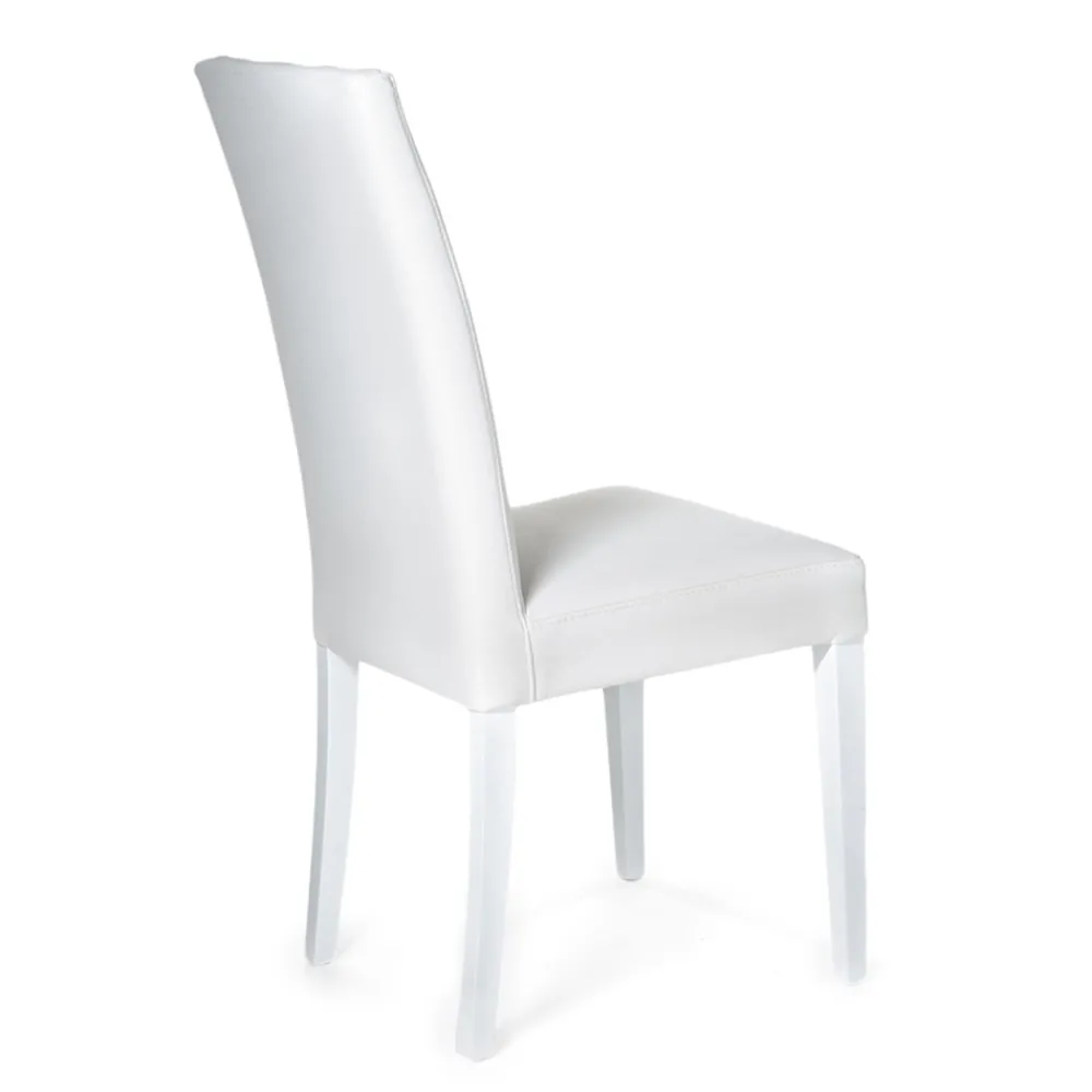 Viadurini Living Moderne Stühle-Küchenstuhl mit Kunstleder bezogen Made in Italy 2 Stück - Barilla