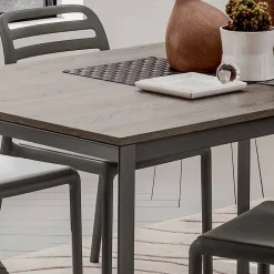 Viadurini Living Esstische-Küchentisch mit Melaminplatte und Metallgestell Made in Italy - Spilla