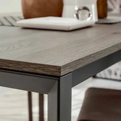 Viadurini Living Esstische-Küchentisch mit Melaminplatte und Metallgestell Made in Italy - Spilla