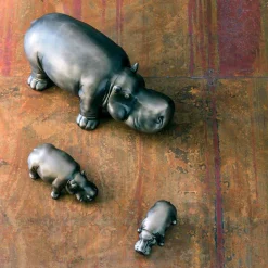 Viadurini Living Deko Artikel Und Wohnaccessoires-Keramik Ornamente in Nilpferdform, Made in Italy - Savage