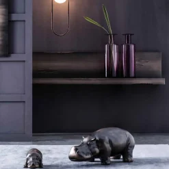 Viadurini Living Deko Artikel Und Wohnaccessoires-Keramik Ornamente in Nilpferdform, Made in Italy - Savage