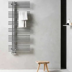 Viadurini Radiators Handtuchheizkörper Wasser-Kühler Chrom Handtuchwärmer in Stahl Hydraulic Design 483 W - Pavone