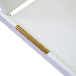 Viadurini in the Garden Sonnenliegen-Kinderbett aus Aluminium und Textilene mit Polywood-Einsatz - Farbe