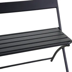 Viadurini in the Garden Gartenbänke-Klappbare Gartenbank aus Metall - Schleife