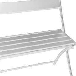 Viadurini in the Garden Gartenbänke-Klappbare Gartenbank aus Metall - Schleife