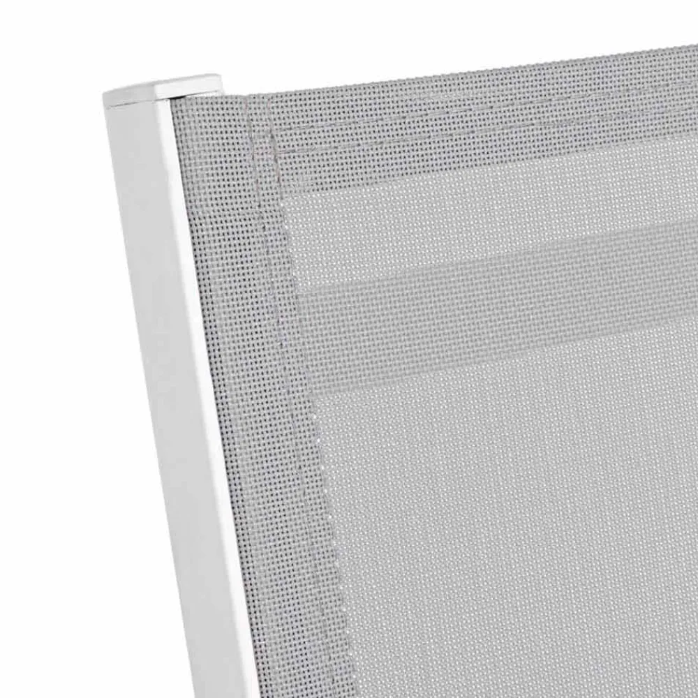 Viadurini in the Garden Gartenstühle Metall-Klappbarer Außenstuhl aus Textilene und Aluminium, 4 Stück - Holly