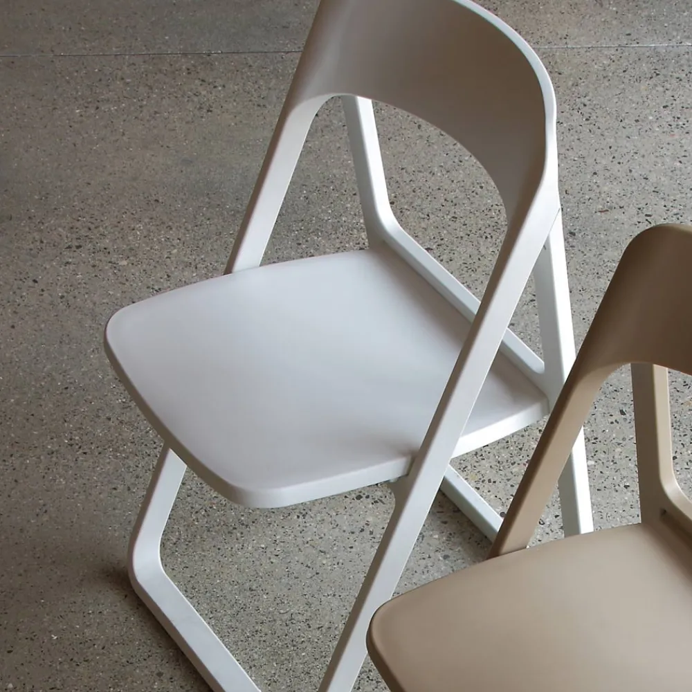 Viadurini Living Moderne Stühle-Klappbarer Esszimmerstuhl aus farbigem Polypropylen, 4 Stück – Eliana