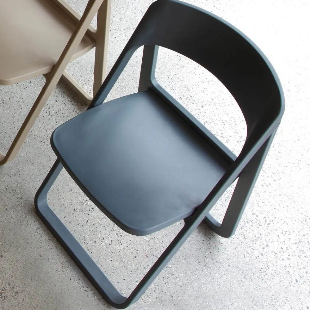 Viadurini Living Moderne Stühle-Klappbarer Esszimmerstuhl aus farbigem Polypropylen, 4 Stück – Eliana