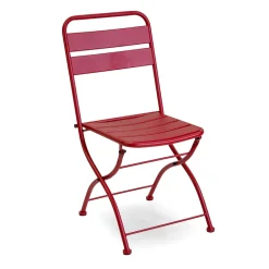 Viadurini in the Garden Gartenstühle Metall-Klappbarer Gartenstuhl ganz aus Metall - Schleife