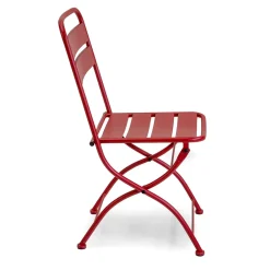 Viadurini in the Garden Gartenstühle Metall-Klappbarer Gartenstuhl ganz aus Metall - Schleife