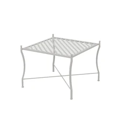 Viadurini in the Garden Garten Beistelltisch-Klappbarer Outdoor-Couchtisch aus verzinktem Stahl Made in Italy - Selvaggia