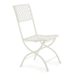 Viadurini in the Garden Gartenstühle Metall-Klappbarer Outdoor-Stuhl aus verzinktem Stahl Made in Italy 2 Stück - Selvaggia