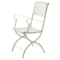 Viadurini in the Garden Gartenstühle Metall-Klappbarer Outdoor-Stuhl aus verzinktem Stahl Made in Italy 2 Stück - Selvaggia