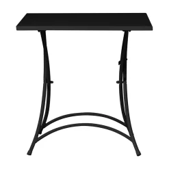 Viadurini in the Garden Garten Beistelltisch-Klappbarer quadratischer Garten-Couchtisch aus anthrazitgrauem Eisen - Zoubiba