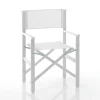 Viadurini Living Gartenstühle Metall-Klappbarer Regiestuhl aus Aluminium und Textilene – Fluoro