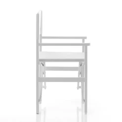 Viadurini Living Gartenstühle Metall-Klappbarer Regiestuhl aus Aluminium und Textilene – Fluoro