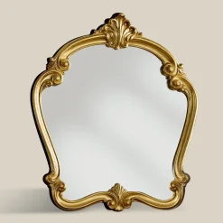 Viadurini Classic Wandspiegel-Klassisch geformter Spiegel mit Blattgoldrahmen Made in Italy - Madalina