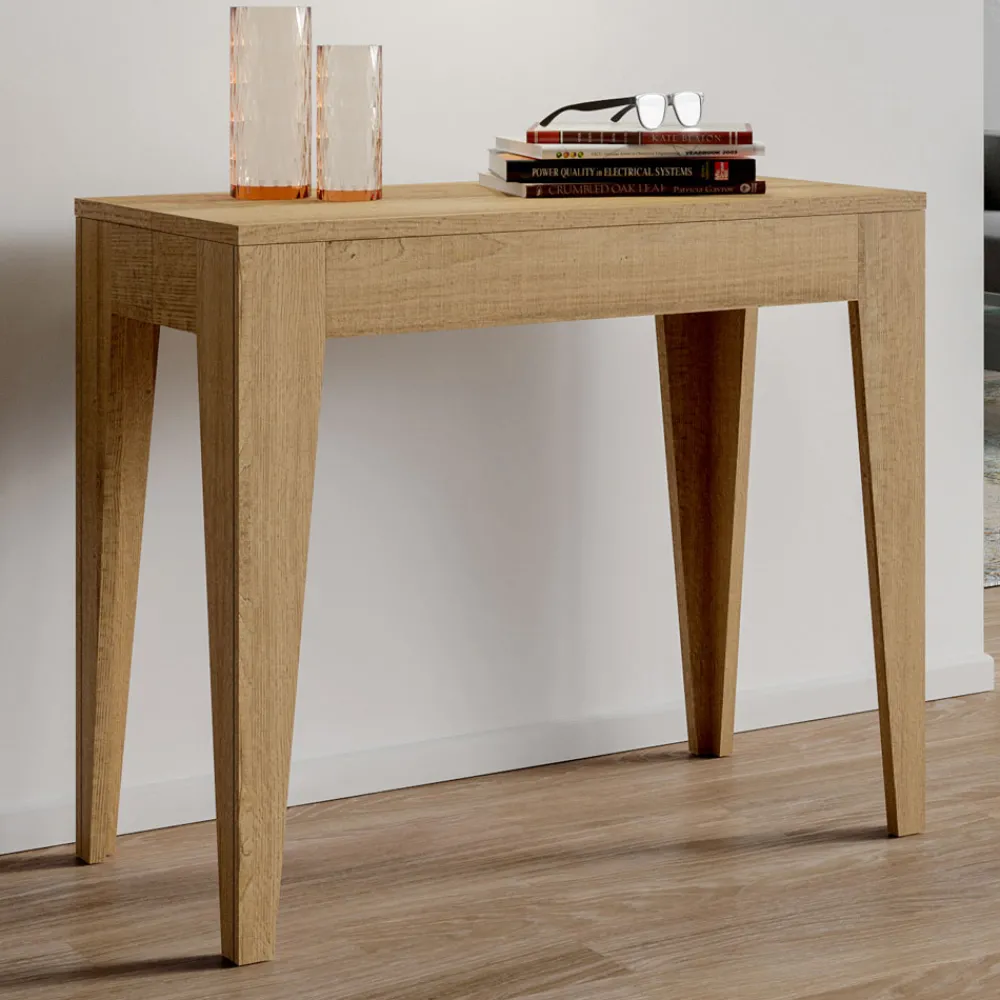 Viadurini Living Ausziehbarer Konsolentisch-Klassische, auf 3 m ausziehbare Konsole aus Melaminholz, hergestellt in Italien – Argelia