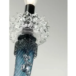 Viadurini Lighting Klassische Deckenleuchten-Klassische Deckenleuchte 8 Lichter aus italienischem, handgefertigtem Luxusglas - Saline