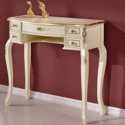 Viadurini Classic Konsolentisch Flur-Klassische Eingangskonsole aus Holz mit 5 Schubladen Made in Italy - Richard