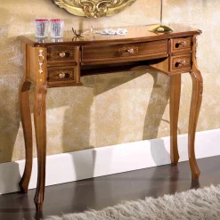 Viadurini Classic Konsolentisch Flur-Klassische Eingangskonsole aus Holz mit 5 Schubladen Made in Italy - Richard