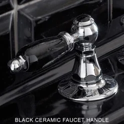 Viadurini Taps Bidetarmaturen-Klassische 3-Loch-Bidetarmaturen mit Messinghebeln Made in Italy - Noriana