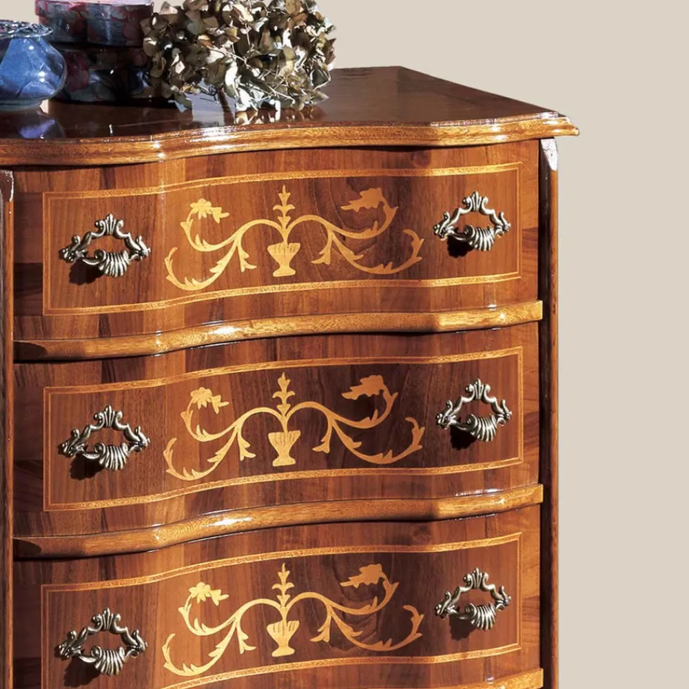 Viadurini Classic Kommoden-Klassische Luxus Kommode Nussbaumholz Made in Italy - Elegant