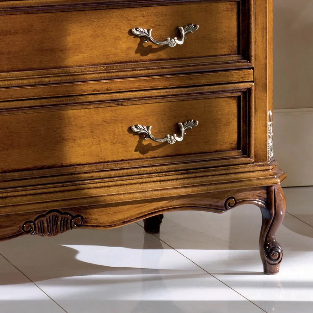 Viadurini Classic Kommoden-Klassische Schlafzimmerkommode mit 4 Schubladen Made in Italy - Richard