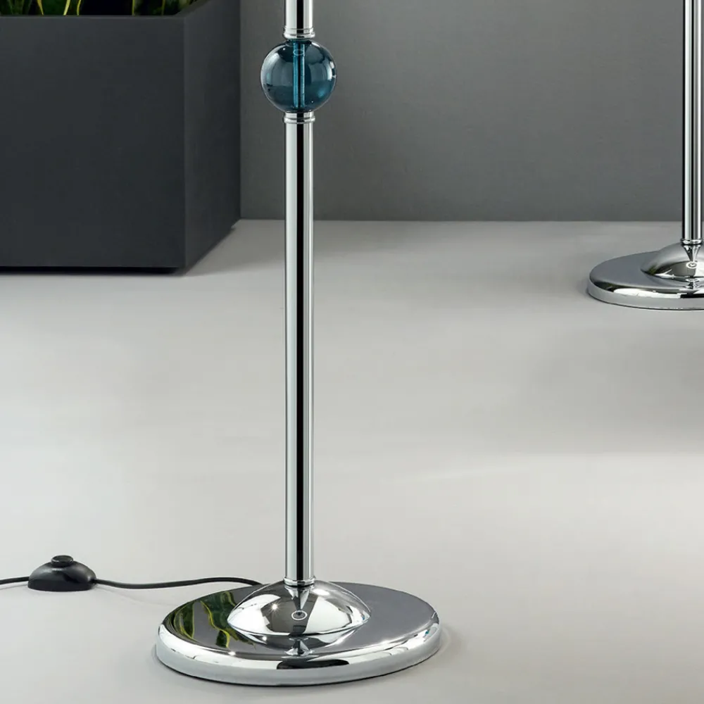 Viadurini Lighting Klassische Stehlampen-Klassische Stehlampe aus italienischem Kunsthandwerksglas und Lampenschirm - Memore