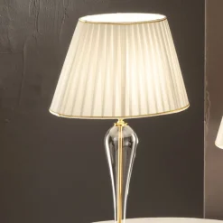 Viadurini Lighting Klassische Tischlampen-Klassische Tischlampe aus italienischem handgefertigtem Glas - Rapallo