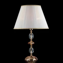 Viadurini Lighting Klassische Tischlampen-Klassische Tischlampe aus Kristall und Glas Belle, made in Italy