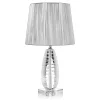 Viadurini Lighting Klassische Tischlampen-Klassische Tischlampe aus Kristall und quadratischer Luxuslampenschirm - Squilla