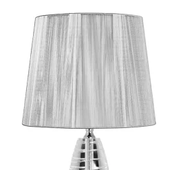 Viadurini Lighting Klassische Tischlampen-Klassische Tischlampe aus Kristall und quadratischer Luxuslampenschirm - Squilla