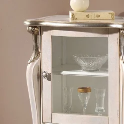 Viadurini Classic Anrichte-Klassische Wohnzimmermöbel mit 1 Glas- oder Holztür Made in Italy - London