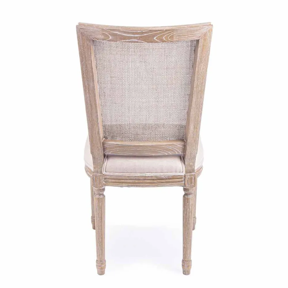 Viadurini Living Klassische Stühle-Klassischer Designstuhl mit Holzstruktur 2 Stück Homemotion - Murea