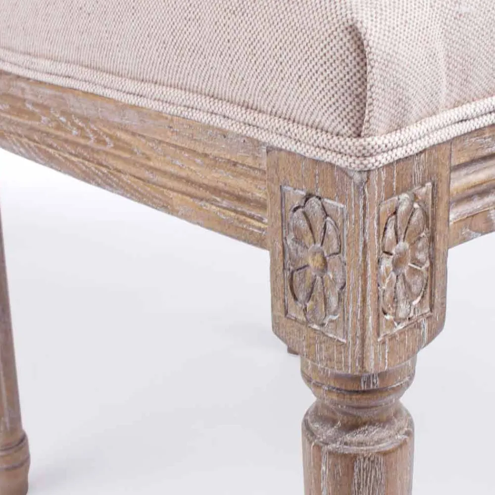 Viadurini Living Klassische Stühle-Klassischer Designstuhl mit Holzstruktur 2 Stück Homemotion - Murea