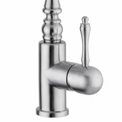 Viadurini Taps Küchenarmaturen-Klassischer Edelstahl-Spülbeckenmischer Made in Italy - Geschenk