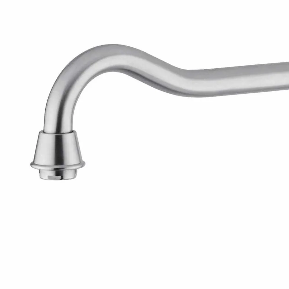 Viadurini Taps Küchenarmaturen-Klassischer Edelstahl-Spülbeckenmischer Made in Italy - Geschenk