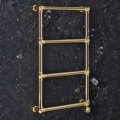 Viadurini Radiators Handtuchheizkörper Elektrisch-Klassischer elektrischer Kühler aus Chrom oder Goldmessing bei 200 W - Caesar